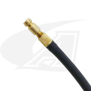 Arc-Zone Pro Quick-Release Single Shut-Off TIG QD Large Pin to 3/16" ID Hose 