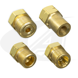 Western Enterprises 1/4" Female NPT Bushing -to- CGA Cylinder Fittings 