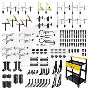 StrongHand Tools BuildPro™ 149 Piece Fixturing Kit, Fit 5/8 Holes 