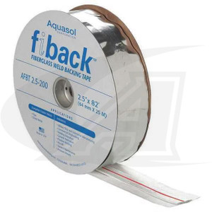 Aquasol Corporation Fiber Insulated Weld Backing Tape, 2.5" (64mm) & 4" (102mm) 