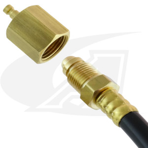 Miller/Weldcraft Quick-Release Single Shut-Off Gas Hose Plug (Small Pin) 