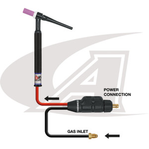 CK Worldwide SafeLoc, 100 Amp Tweco Style Air-Cooled TIG Connector 