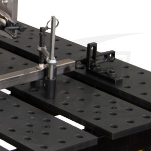 StrongHand Tools BuildPro™ 2' (0.56m) x 3' Welding Table - Nitride Finish 