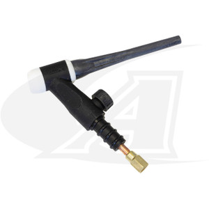 Miller/Weldcraft WP-17V Rigid Head Air-Cooled 150Amp TIG Torch Body with Valve and Handle 