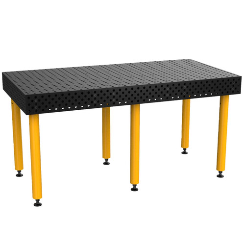 StrongHand Tools Alpha 5/8 Welding Tables w/ Six Legs, 72" x 36" 