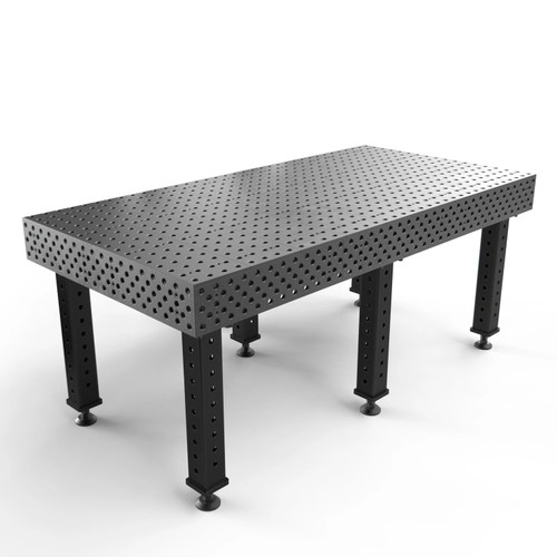 Alpha 5/8 Welding Tables w/ Six Legs, 96