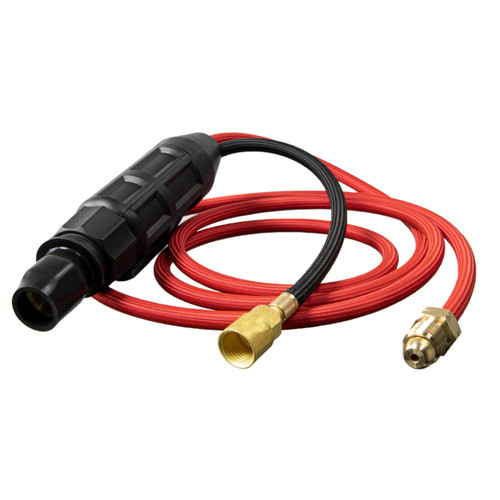 CK Worldwide SafeLoc, Water-Cooled Threaded Gas-Thru TIG Connector CK Worldwide SafeLoc, Water-Cooled Threaded Gas-Thru TIG Connector
