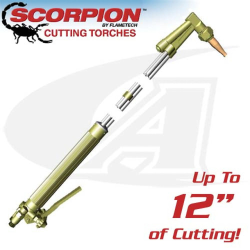 Flame Tech 90º Scorpion 6200 Harris® Style Cutting Torch - Acetylene - FLT-6200-A90 