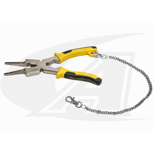 StrongHand Tools Premium MIG Pliers w/ Hammer & Leash Chain 