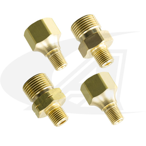 Western Enterprises 1/4" Male NPT Adapter -to- CGA Cylinder Fittings Western Enterprises 1/4" Male NPT Adapter -to- CGA Cylinder Fittings