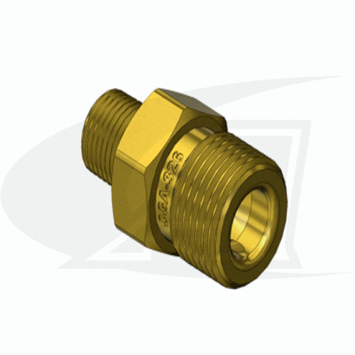 Western Enterprises 1/4" Male NPT Adapter -to- CGA Cylinder Fittings 