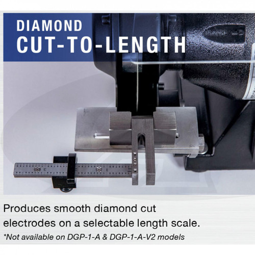Diamond Ground DGP-3 Tungsten Grinder w/ Precision Cut-Off & Dust Collection (Optional Upgrade) 