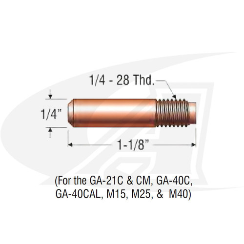 Profax Miller Style MIG Contact Tip (Pack of 25) 