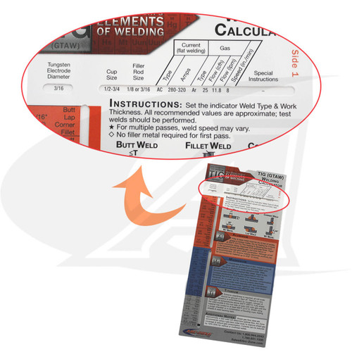  Arc-Zone Pro TIG/GTAW Calculator 