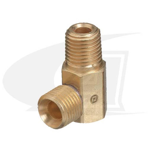 Western Enterprises Acetylene/Fuel Gas Adapter - 90° "B" Size Male to 1/4" NPT Male 