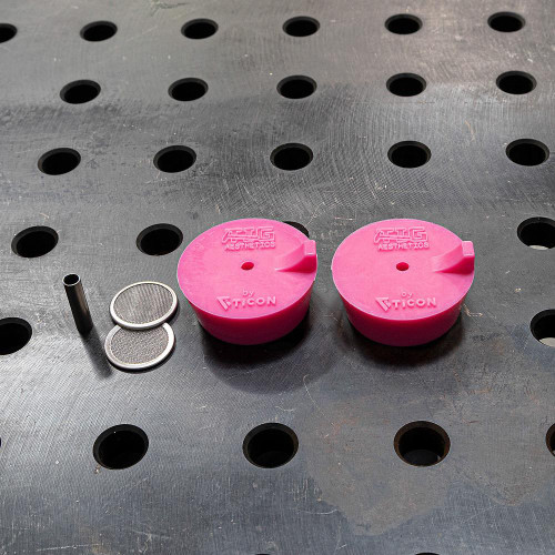 TIG Aesthetics Silicone Purge Plugs, 1" to 6" - (2 Pack) 