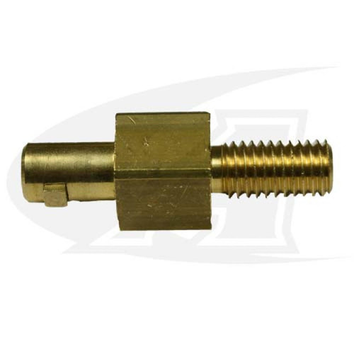 Lenco Adapter, Dinse Male-to-1/2" x 13 Male Thread 