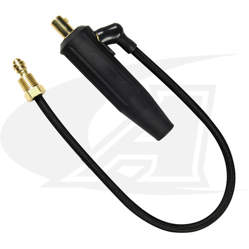 Miller/Weldcraft Miller 150 Amp Large DINSE Connector w/ Side Hose Miller/Weldcraft Miller 150 Amp Large DINSE Connector w/ Side Hose