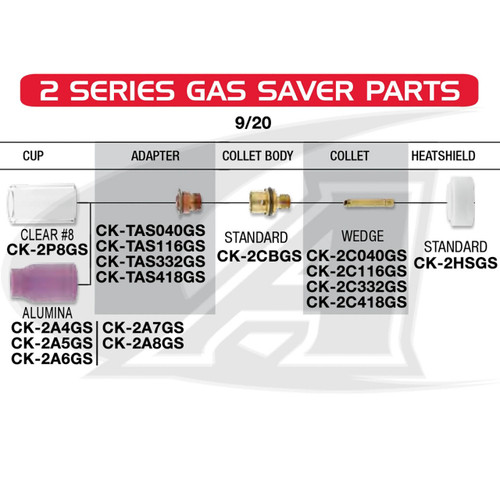 CK Worldwide Gas Saver #8 Pyrex: 9, 20 & 2 Series 