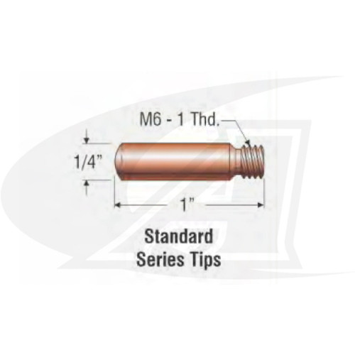 Profax MIG Contact Tip for Tweco Style Guns up to 180A (Pack of 25) 