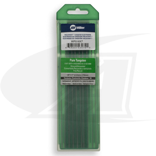 Miller/Weldcraft Miller Pure Tungsten Green Tip™ 