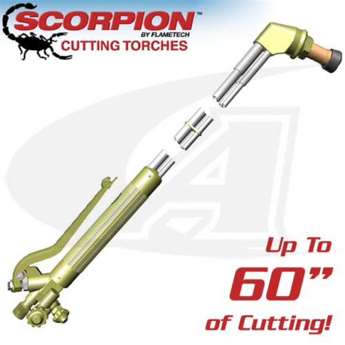 Flame Tech 70º Scorpion 9600 Series Cutting Torch - Any Fuel Gas Flame Tech 70º Scorpion 9600 Series Cutting Torch - Any Fuel Gas