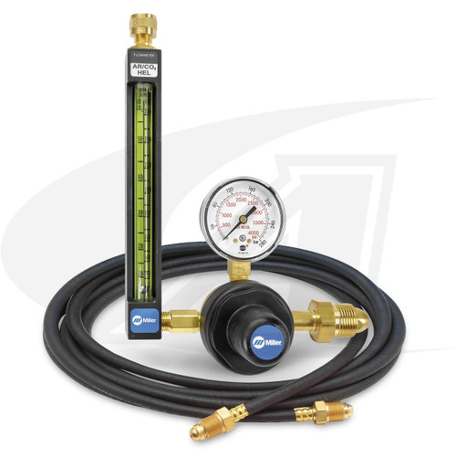 Miller/Weldcraft Precision Series Flowmeter Regulator w/Gas Hose 