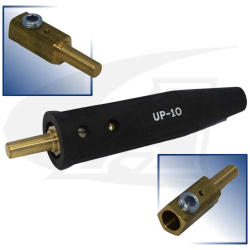 Lenco Tapered Machine Plug For Most Power Sources - Black Lenco Tapered Machine Plug For Most Power Sources - Black