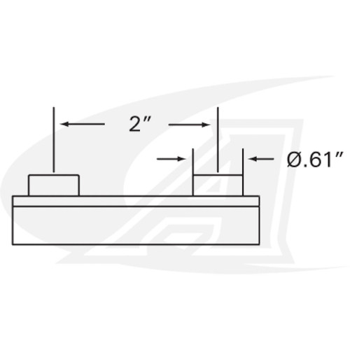 StrongHand Tools BuildPro™ 2-Hole Threaded Adapter 