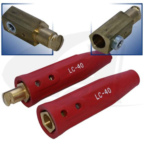 Lenco 350 Amp Lenco Cable Connector - Red Lenco 350 Amp Lenco Cable Connector - Red