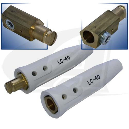 Lenco 350 Amp Lenco Cable Connector - White 