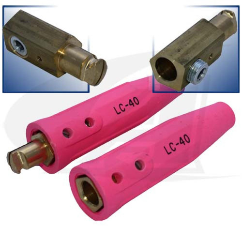 Lenco 350 Amp Lenco Cable Connector - Pink 