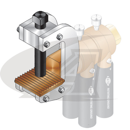 Lenco Heavy Duty C-Clamp Clamp With 1-3/8" Threaded Connection 