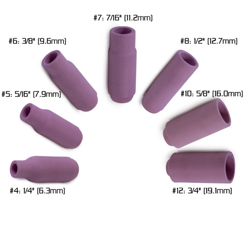 Alumina Cups #4 - #12 for 3 Series (17/18/26)