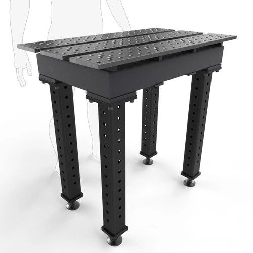 BuildPro 2'x3' Welding Table - Nitride Finish | Arc-Zone
