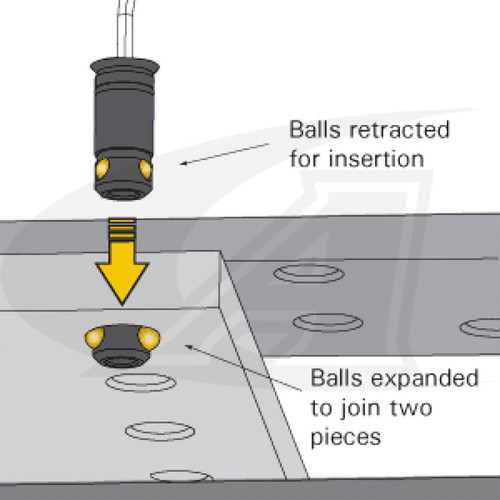 StrongHand Tools BuildPro™ Ball Lock Bolts 