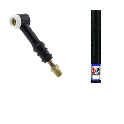 CK Worldwide Rigid Head Air-Cooled TIG Torch Body with Handle CK Worldwide Rigid Head Air-Cooled TIG Torch Body with Handle