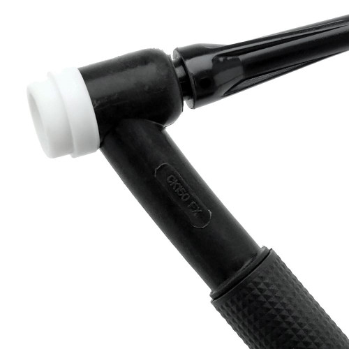 CK Worldwide Rigid Head Air-Cooled 150Amp TIG Torch Head, Handle CK Worldwide Rigid Head Air-Cooled 150Amp TIG Torch Head, Handle