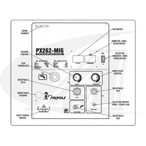 Profax PX262-MIG Wire Feeder & Gun Package 