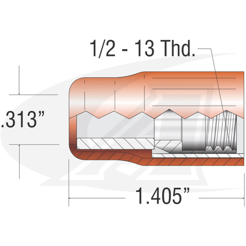 Profax Insulated Nozzle (Pack of 10) 