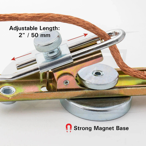 StrongHand Tools Magnetic Grounding Grasshopper 