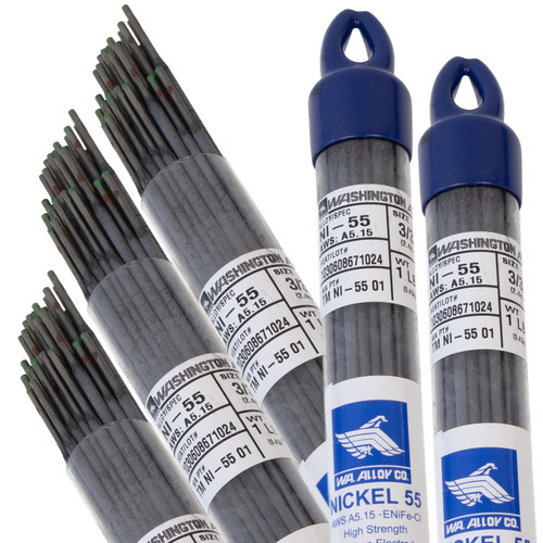 Ni-55 - Nickel Stick Welding Rod (ENiFe-CI), 1 lb. Pack
