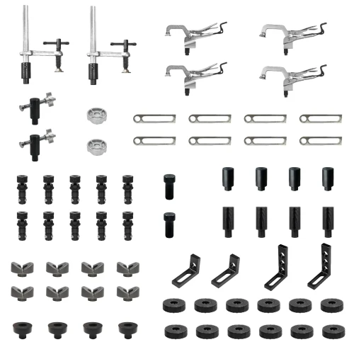 66-pc. Fixturing Kit, Fit 5/8 Holes