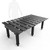 BuildPro™ 6.5' (1.98m) x 4' Welding Table - Nitride Finish
