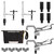 12-pc Clamping Kit w/ Tool Pouch, 16 mm Scout Series (Metric Kit A)
