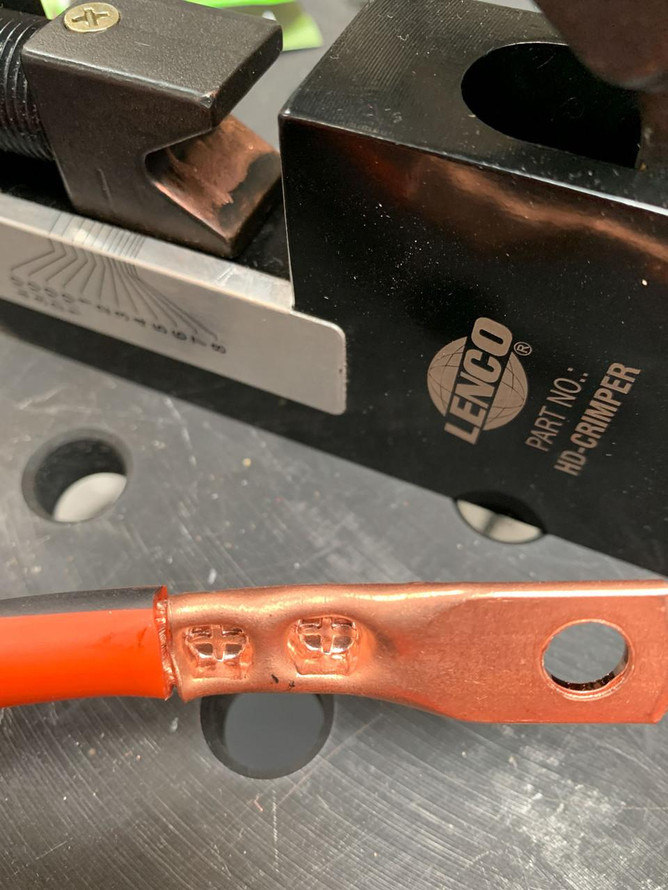  Lenco Heavy-Duty Cable Lug Crimping Tool - Cable Sizes: #8 - 4/0 