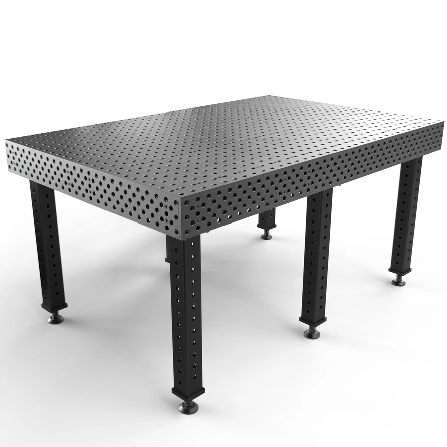 Alpha 5/8 Welding Tables w/ Six Legs, 72" x 48"