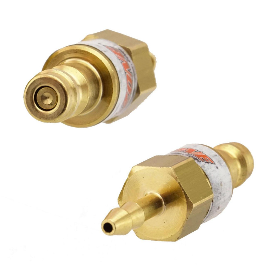 Arc Zone Pro Zeroloss Double Shut Off Qd Hose Plug For Existing Tig Systems  62701