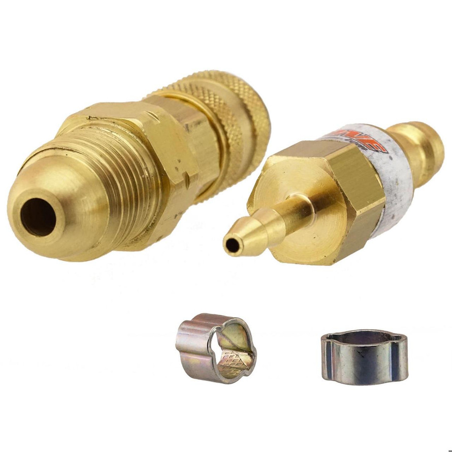 Arc-Zone Pro ZeroLoss™ Double Shut-Off TIG Water QD - NO MESS! 