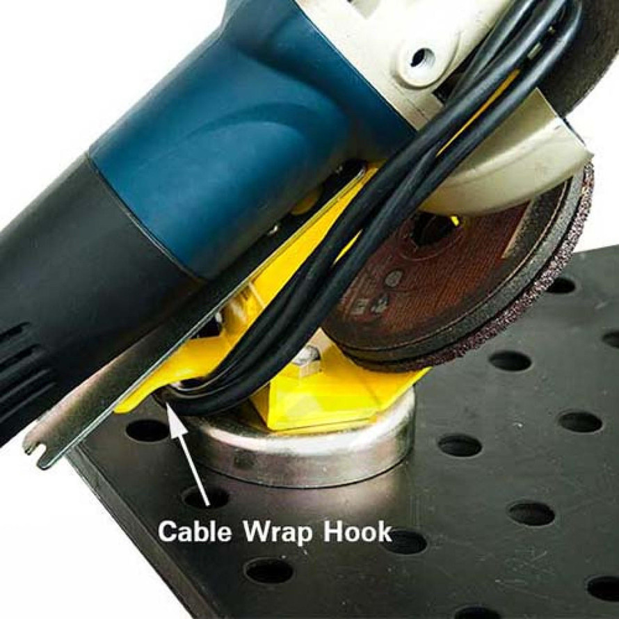 StrongHand Tools Side Grinder Holder - Magnetic & C-Clamp Mount 